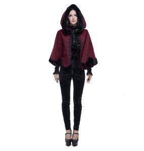 Cape 'Cassandra' Rouge et Noire