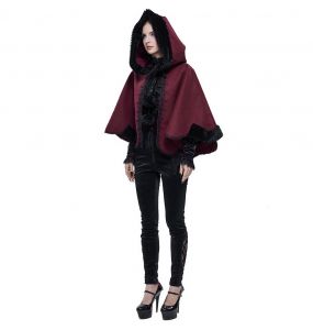 Cape 'Cassandra' Rouge et Noire