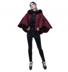 Cape 'Cassandra' Rouge et Noire