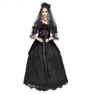 Voile Gothique 'Liuva' Noir