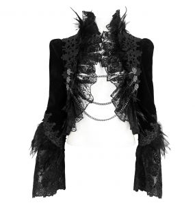 Veste Boléro 'Liuva' Noire
