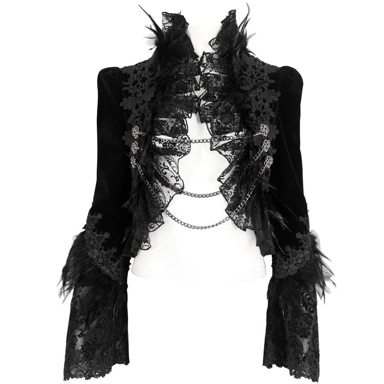 Veste Boléro 'Liuva' Noire
