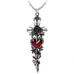 Pendentif 'Cross of the Dark Kiss'