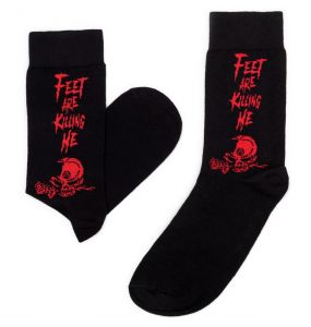 Chaussettes 'Feet Are Killing Me' Noires
