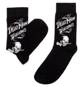 Black Dead Man Walking Socks