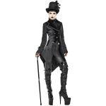 Veste Queue de Pie 'Mc Dermot' en Jacquard Gris et Velours Noir