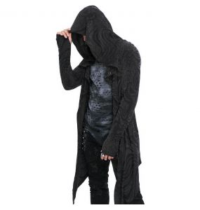 Veste à Capuche 'Stormshadow' Noire et Grise