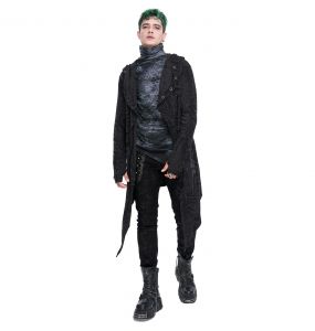 Veste à Capuche 'Stormshadow' Noire et Grise