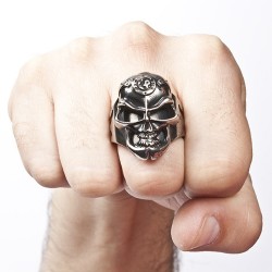 New Rock Skull Ring