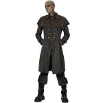 Manteau de Cocher 'Dyrk' Gris et Marron