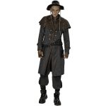 Gray and Brown 'Dyrk' Coachman Coat