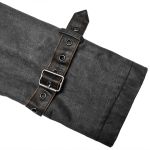 Manteau de Cocher 'Dyrk' Gris et Marron