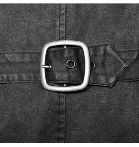 Manteau de Cocher 'Dyrk' Gris et Marron