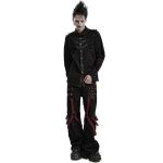 Pantalon Large 'Cataclysme' Noir et Rouge
