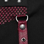 Pantalon Large 'Cataclysme' Noir et Rouge