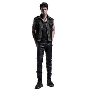 Black Denim 'Dementor' Vest
