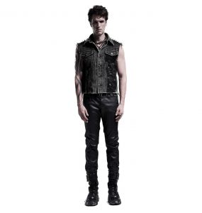 Black Denim 'Dementor' Vest