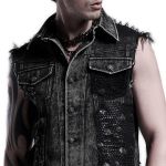 Black Denim 'Dementor' Vest