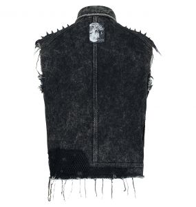 Black Denim 'Dementor' Vest