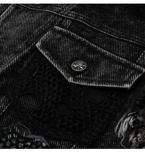 Black Denim 'Dementor' Vest