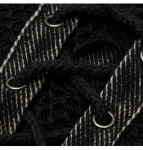 Black Denim 'Dementor' Vest