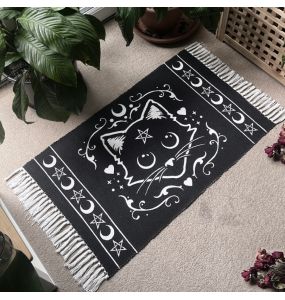 Tapis 'Purrfect' Noir
