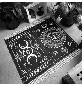 Tapis 'Triple Moon' Noir