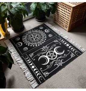 Tapis 'Triple Moon' Noir