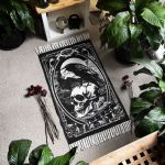 Tapis 'Poe's Raven' Noir