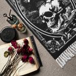 Tapis 'Poe's Raven' Noir