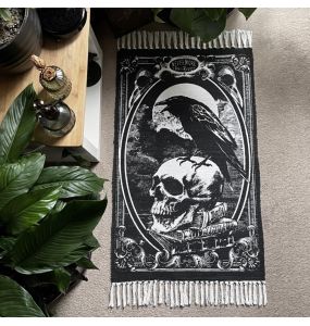 Tapis 'Poe's Raven' Noir