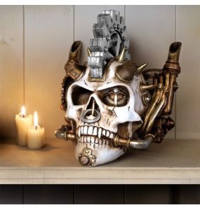 Resine 'Steam Head' Skull