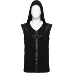 Black 'Cunigast' Hooded T-Shirt