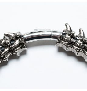 Choker 'Apocalypse Punk' Squelette