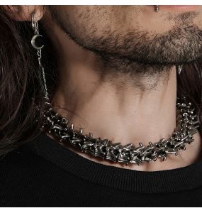 Choker 'Apocalypse Punk' Squelette