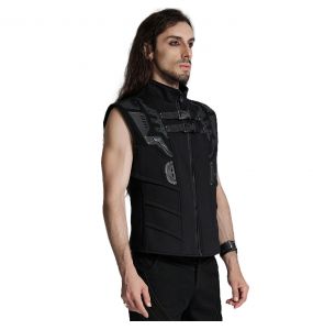 Black 'Cyberpunk' Vest