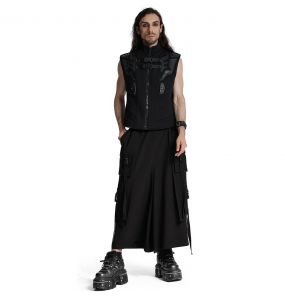 Black 'Cyberpunk' Vest