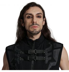 Black 'Cyberpunk' Vest