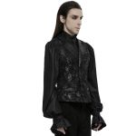 Gilet 'Getica' en Jacquard Noir