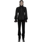 Chemise Rétro 'Goth Palace' Noire