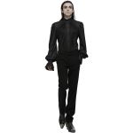 Chemise Rétro 'Goth Palace' Noire