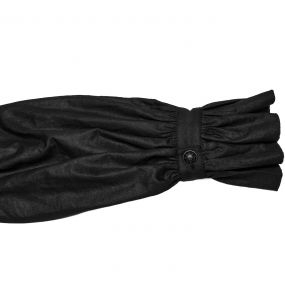 Chemise Rétro 'Goth Palace' Noire