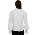 Chemise Rétro 'Goth Palace' Blanche