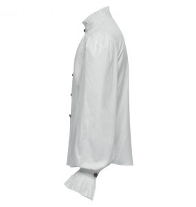 Chemise Rétro 'Goth Palace' Blanche