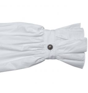 Chemise Rétro 'Goth Palace' Blanche
