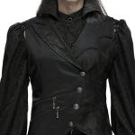 Gilet Asymétrique pour Hommes 'Vittamar' en Jacquard Noir