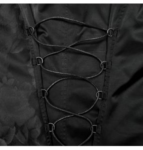 Gilet Asymétrique pour Hommes 'Vittamar' en Jacquard Noir