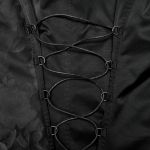 Gilet Asymétrique pour Hommes 'Vittamar' en Jacquard Noir