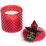 Bougie Parfumée Boudoir en Pot – Rose Sang (Grande)