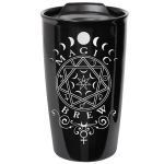 Black 'Magic Brew' Double Walled Mug